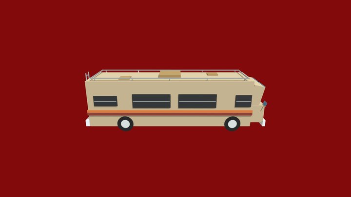 Fleetwood Bounder RV 1986 "Clean Version" 3D 3D Model