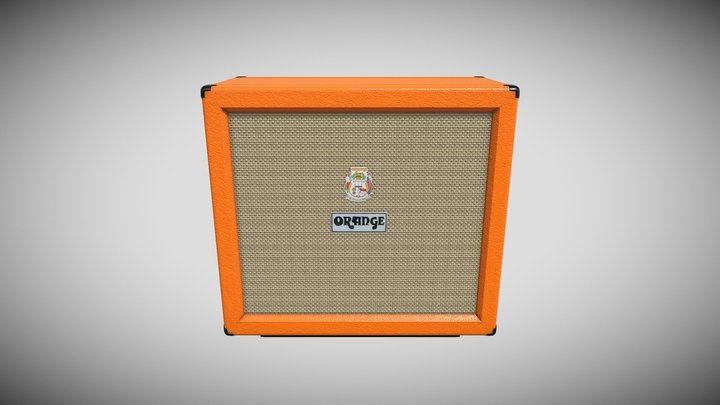 Orange Speaker - Texture Practice 3D Model
