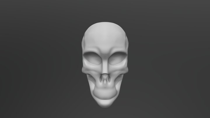 Human Skull (WIP) 3D Model