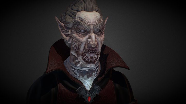 The Count Dracula set 3D Model