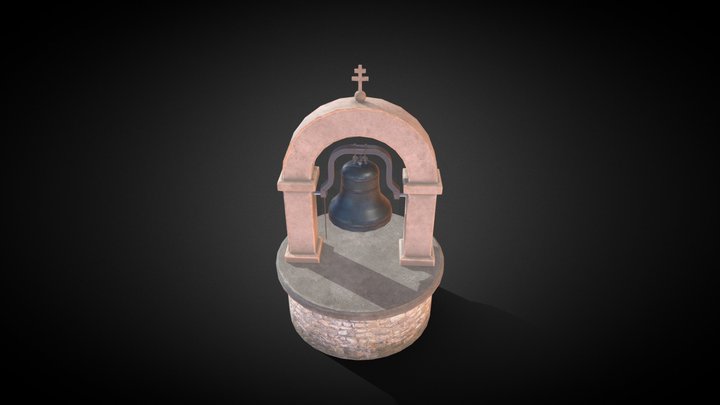 Town Bell Mesh 3D Model