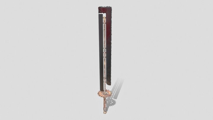 Sword post-apocalyptic 3D Model