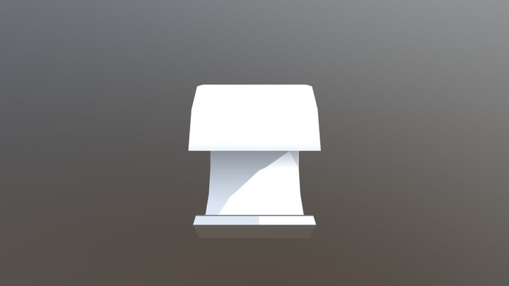 LEGO Figure Hand Right 3D Model