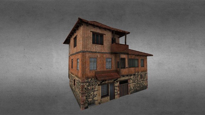 Old Compound House 3D Model