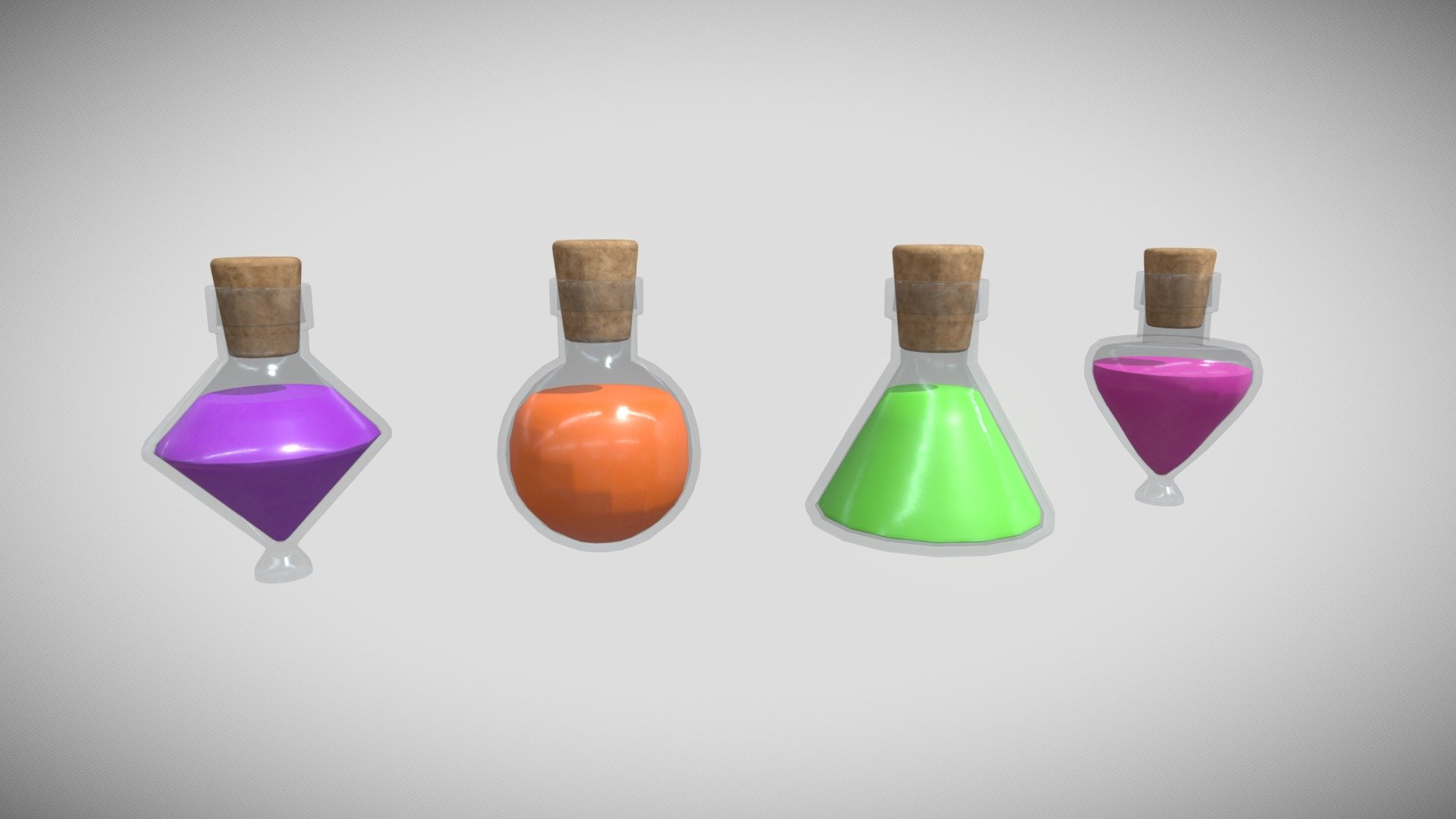 Potion 3d Model By Teddycg 9c19298 Sketchfab