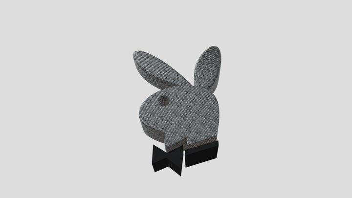 Diamond Playboy Logo 3D Model