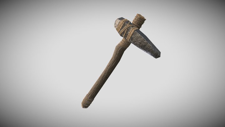 Pickaxe - Stone Age/Primal 3D Model