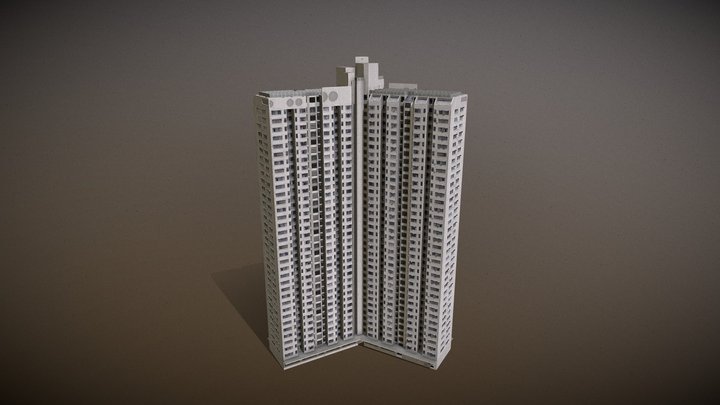 Hong Kong Public Housing - Y2 3D Model