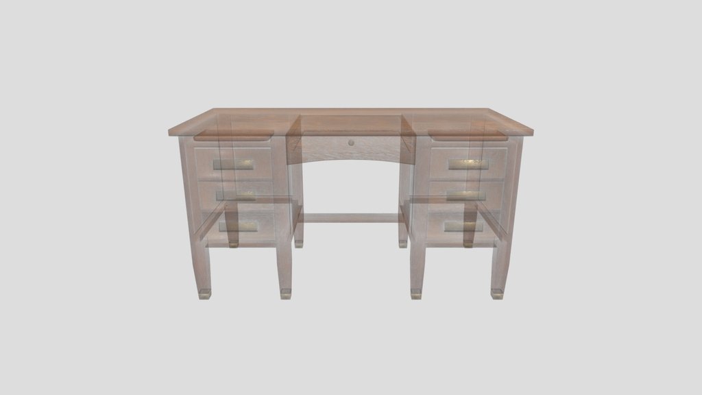 1930s Wooden Office Desk