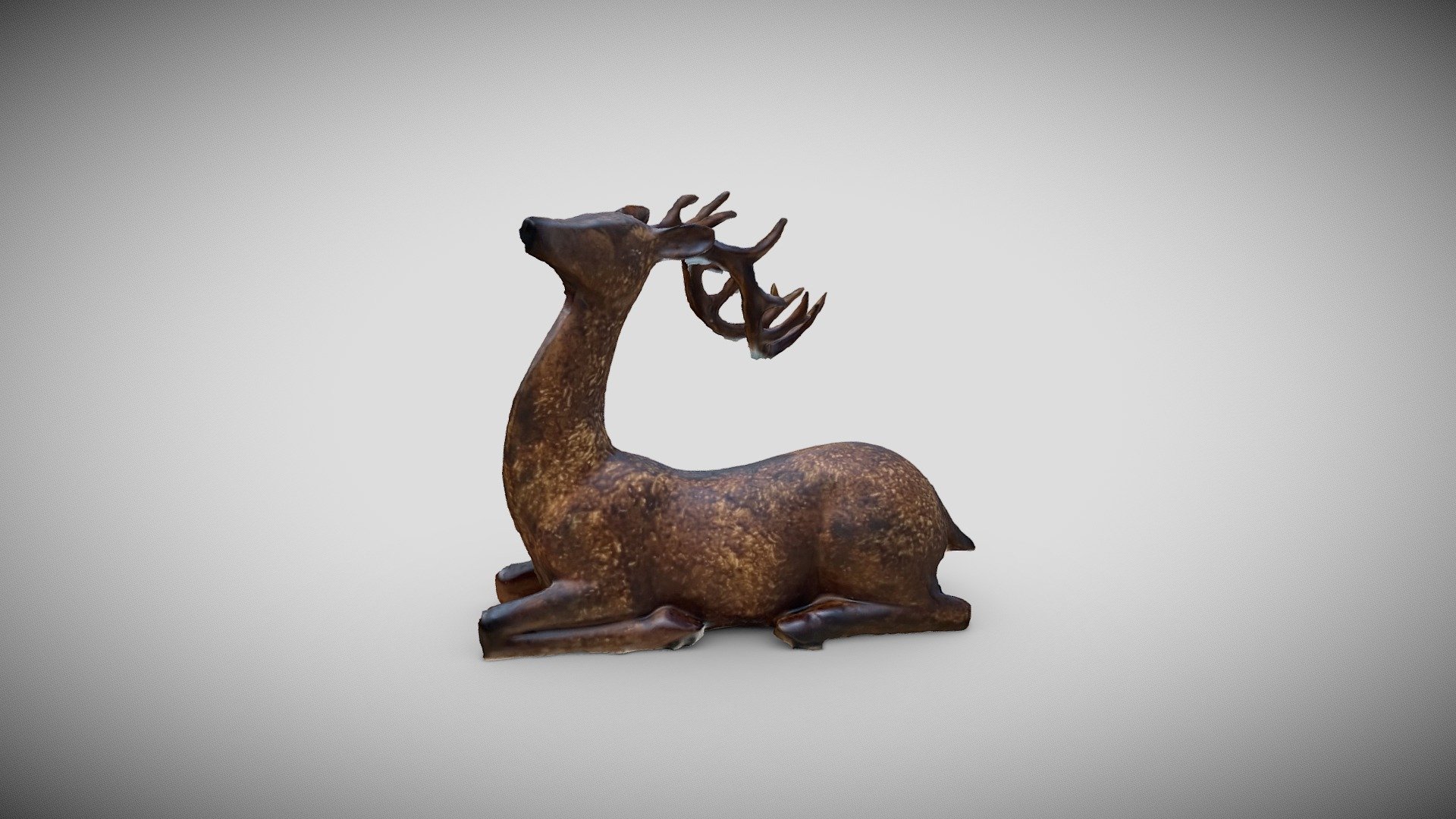 Deer statue stylized - 3D model by M Parkinson (@chimaera_studio ...