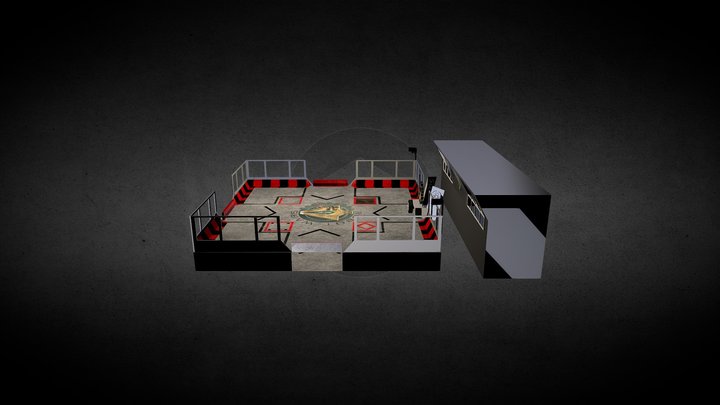 Robot Wars series 10 arena 3D Model