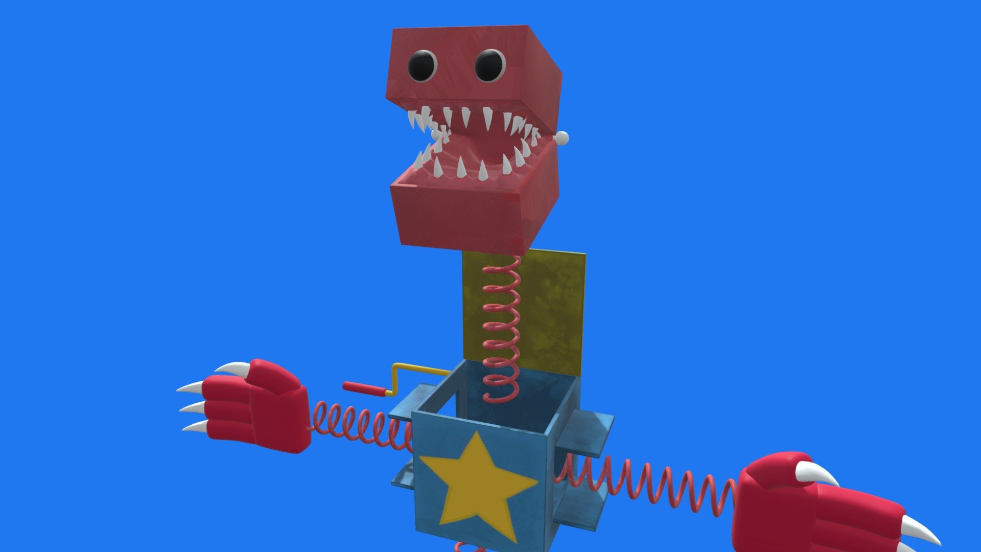 Boxy Boo Playtime - 3D Animation