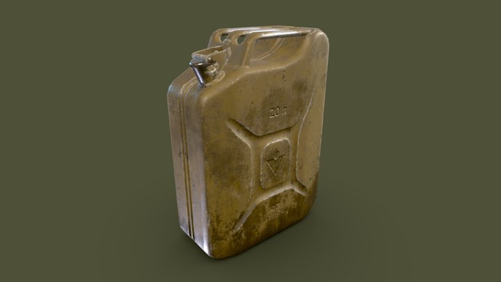 USSR gas canister 3D Model