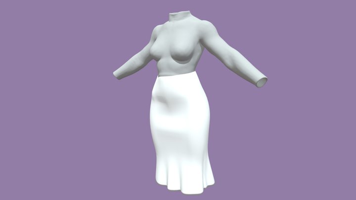 Skirt_Shirt_Tightness_Test 3D Model