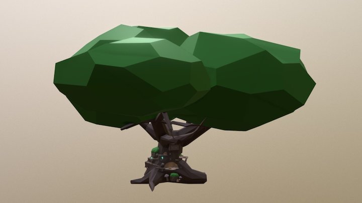 Fairy Village - Tree 3D Model