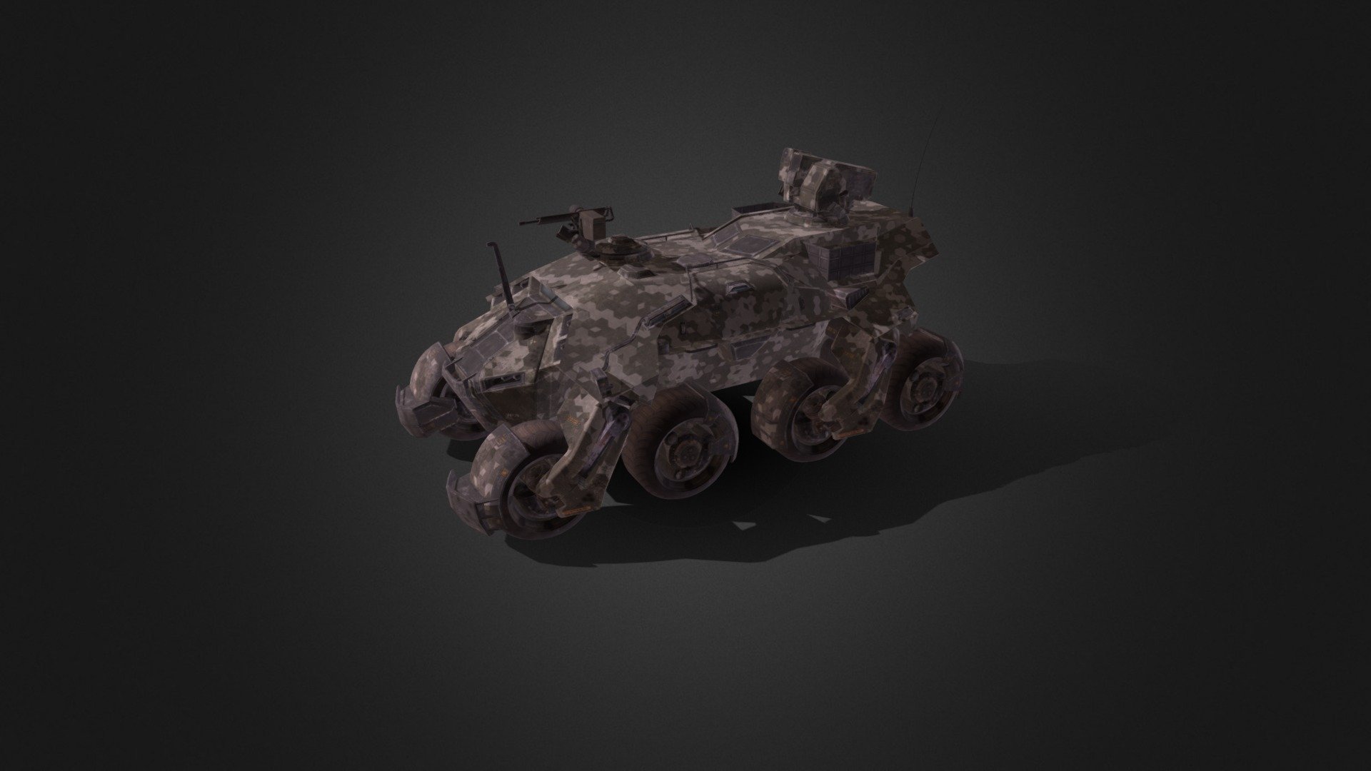 Vehicle with weapons