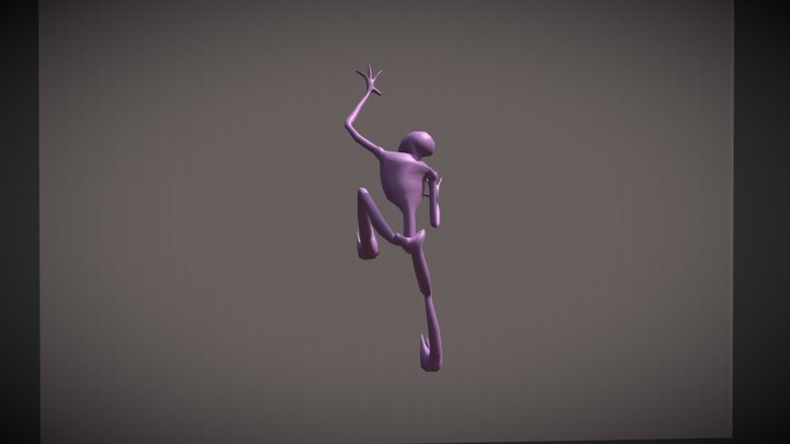 Climbing Move Up - Spectro Anim 3D Model