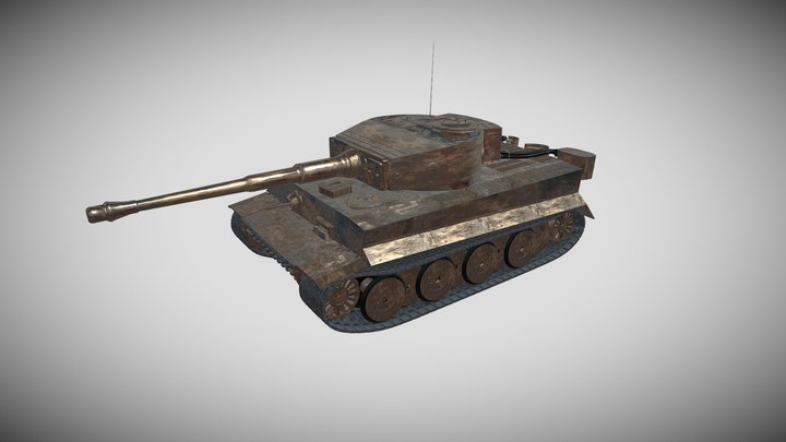 Tiger 1 (Panzerkampfwagen VI) 3D Model