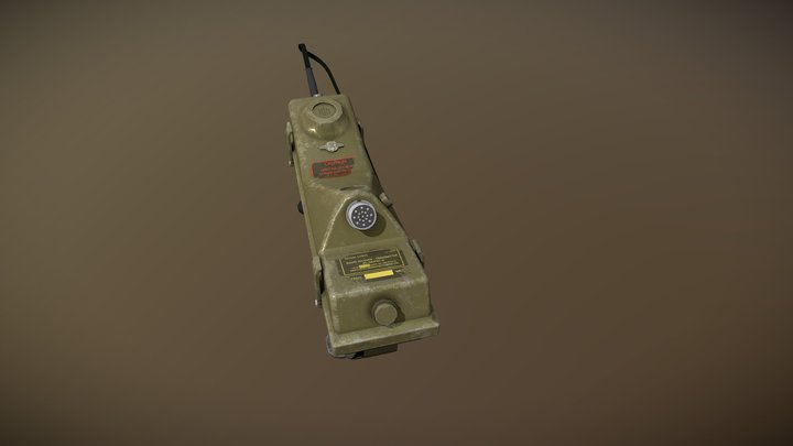 Military Radio Receiver 3D Model