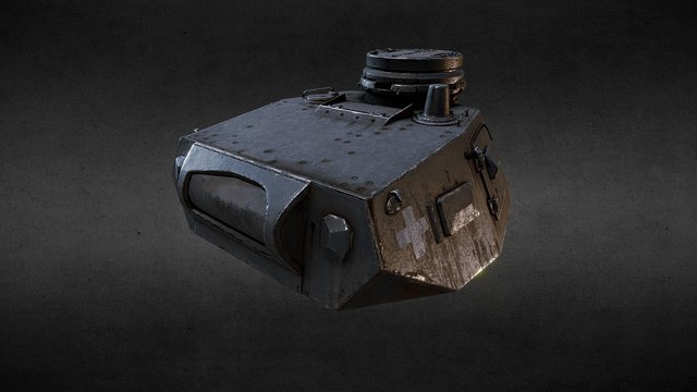 War Gghost - PzIV turret 3D Model