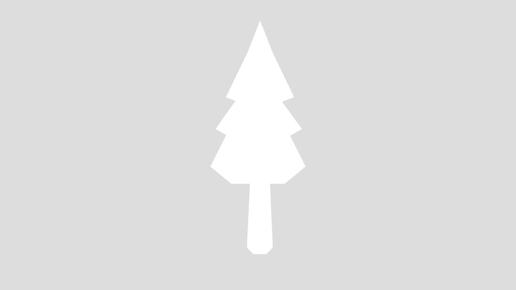 Low Poly Stylized Tree