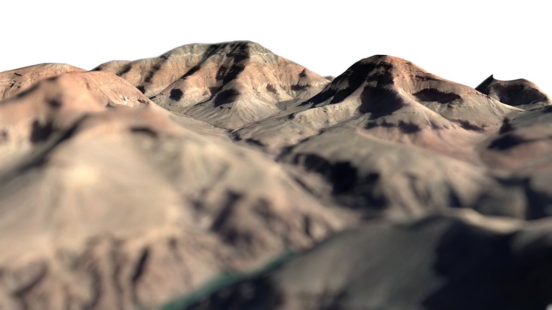 Mountain Photoscan (Low Poly)