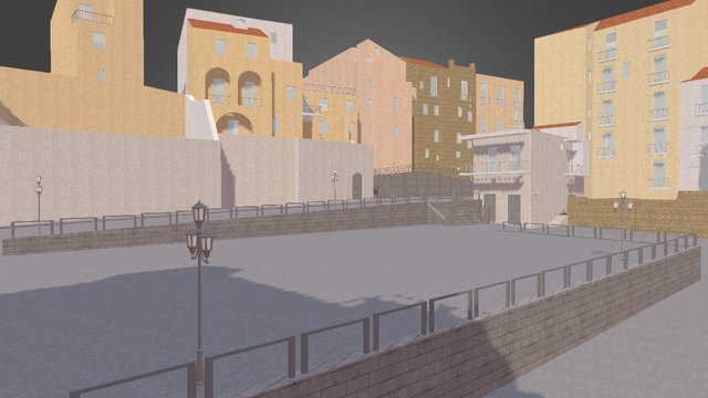 SALERNO | Largo San Petrillo 3D Model