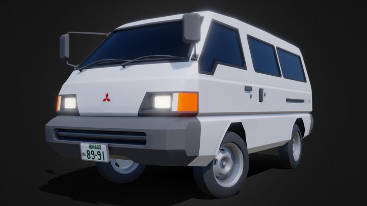 Mitsubishi Delica 3D Model