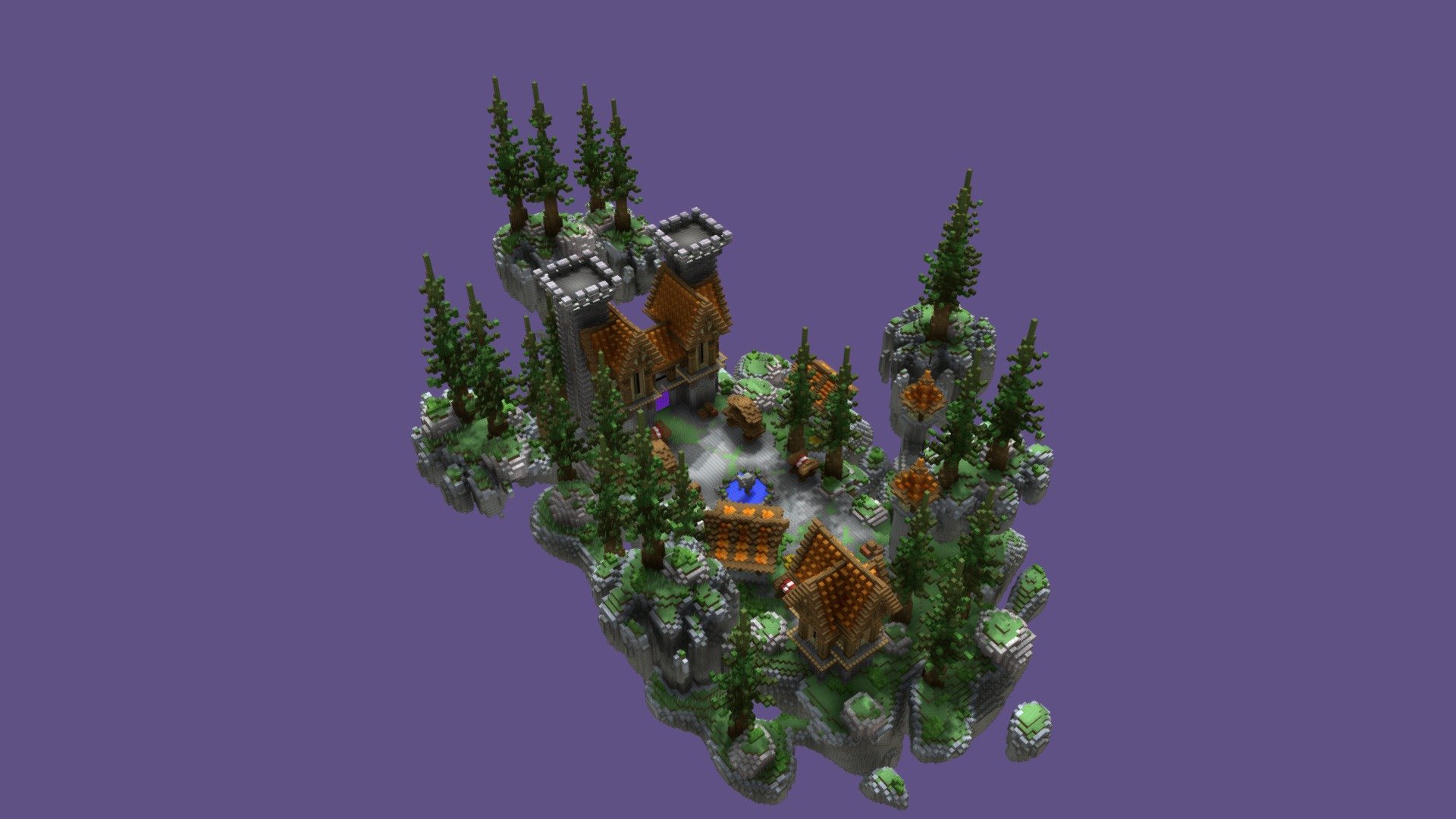 PixelMine | Trader SkyIsland Hub - 3D model by PixelMine [9c2541f ...