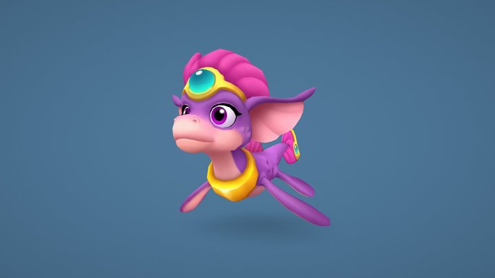 Sea_big_dragon 3D Model