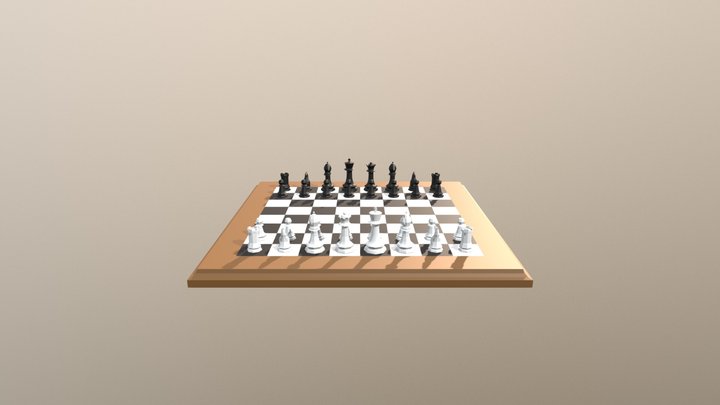 Chess Game 3D Model