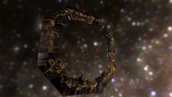 Alien Ring 3D Model