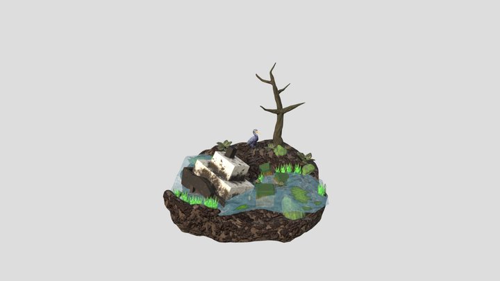 AS1 Diorama - The Washlands 3D Model