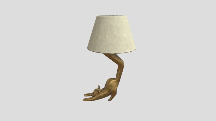 Cat Lamp_LP 3D Model