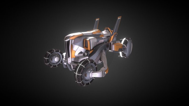 Car ICE Planet Tier 2 3D Model