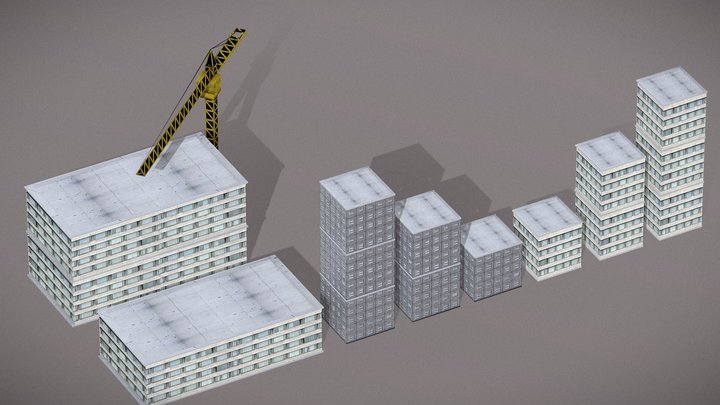 Buildings Pack 3D Model