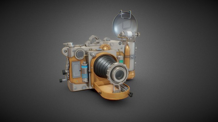 Steampunk camera – Modèle 3D gratuit STL