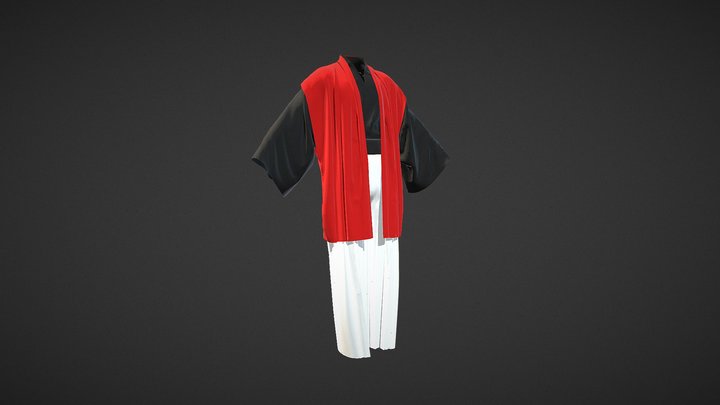Male Yukata 3D Model
