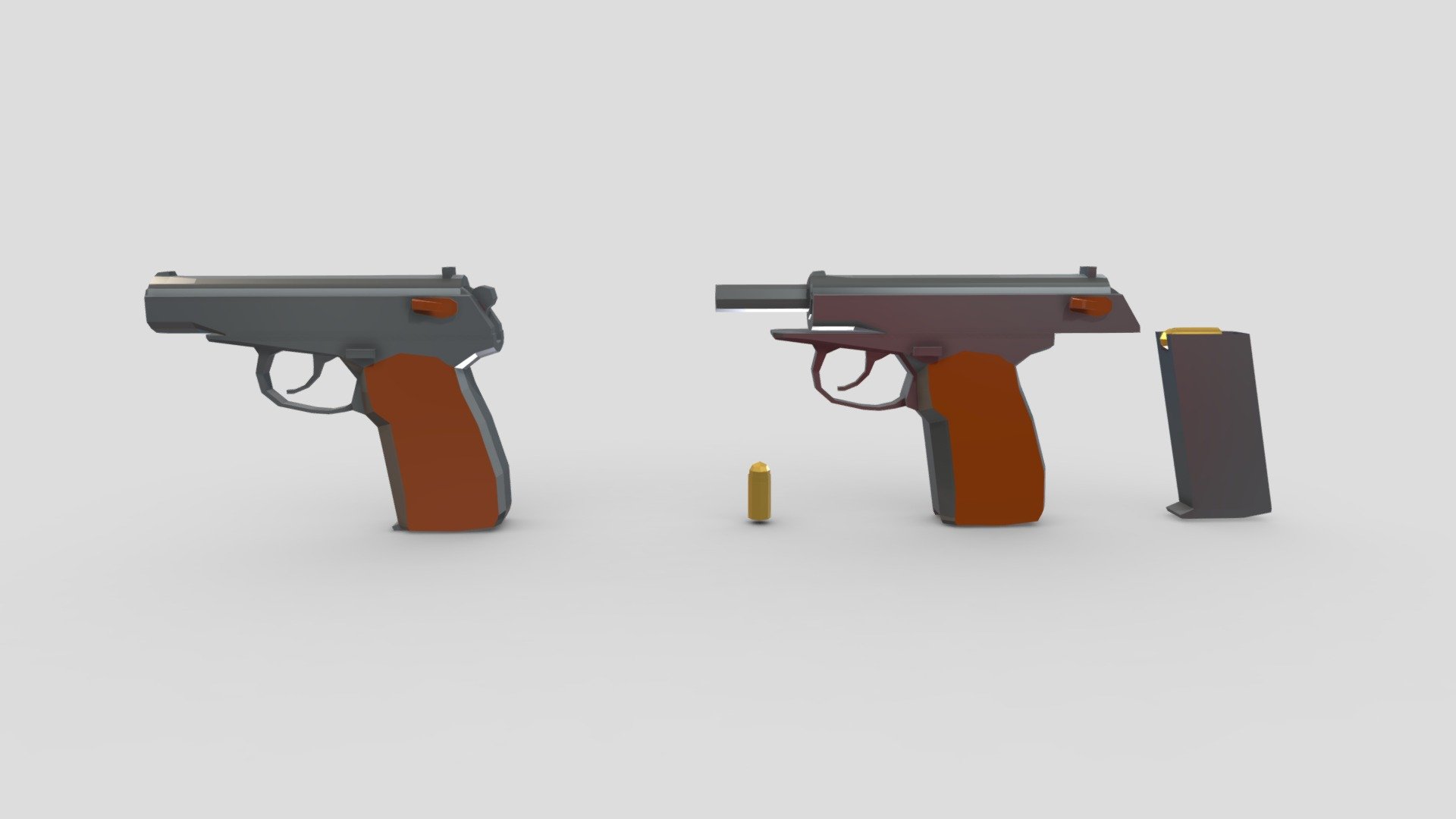 Low-Poly Makarov