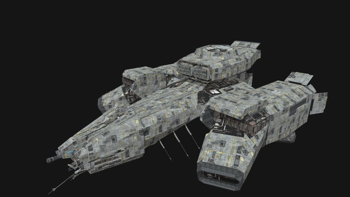 Crucero Remolcador Nostromo 3D Model