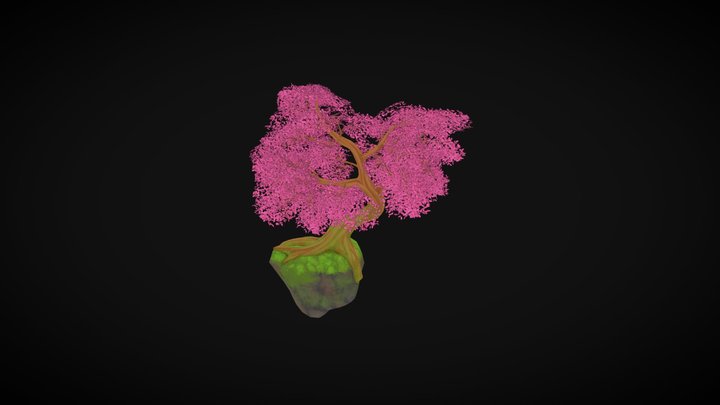 Pink Tree 3D Model