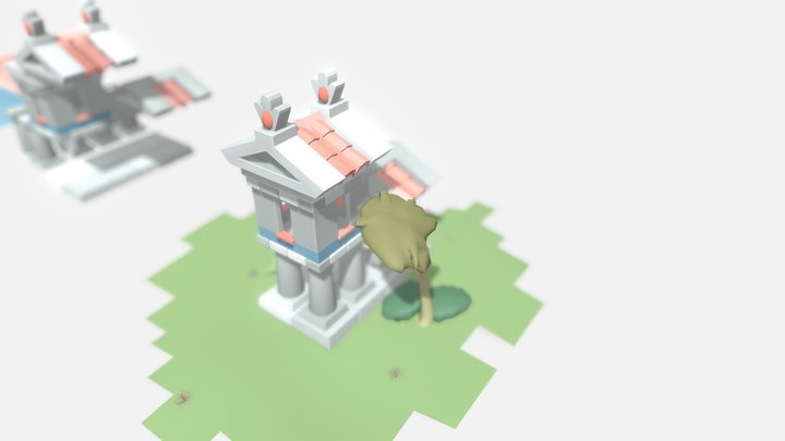 Middle-poly 3D Model