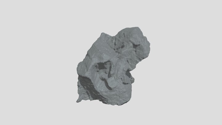 Просто камень 3D Model