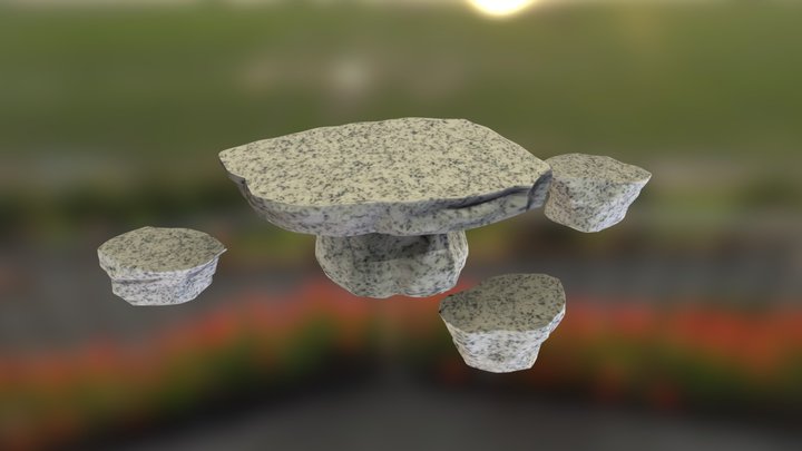 tableStoneA 3D Model