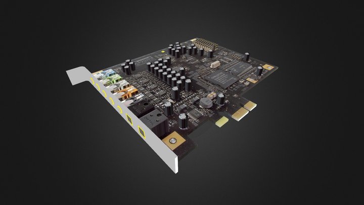 Sound Card 3D Model