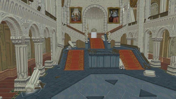 The Wind Waker - Hyrule Castle 3D Model