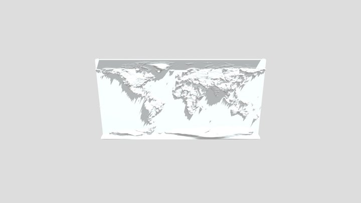 世界地形图 3D Model