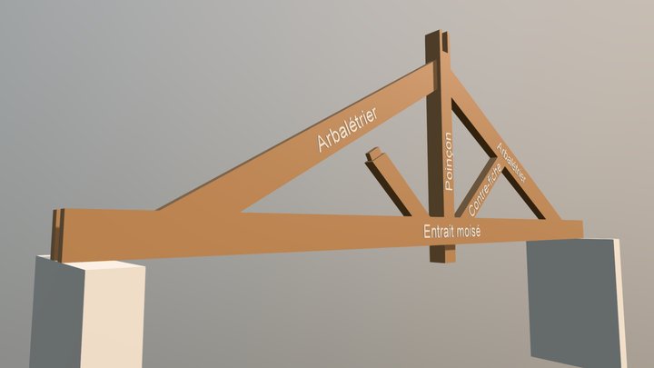 Contre-fiche Moisée 3D Model