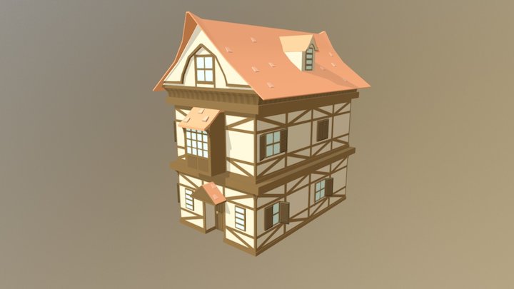 Medieval House 1 3D Model