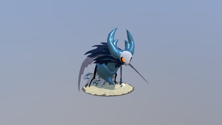 Hollow Knight #122 - Traitor Lord – Kostenloses 3D-Modell STL